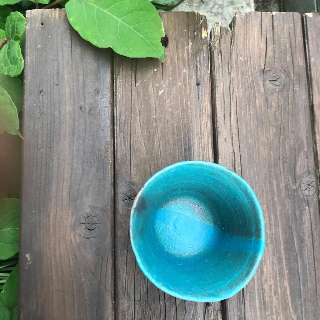 Blue mug